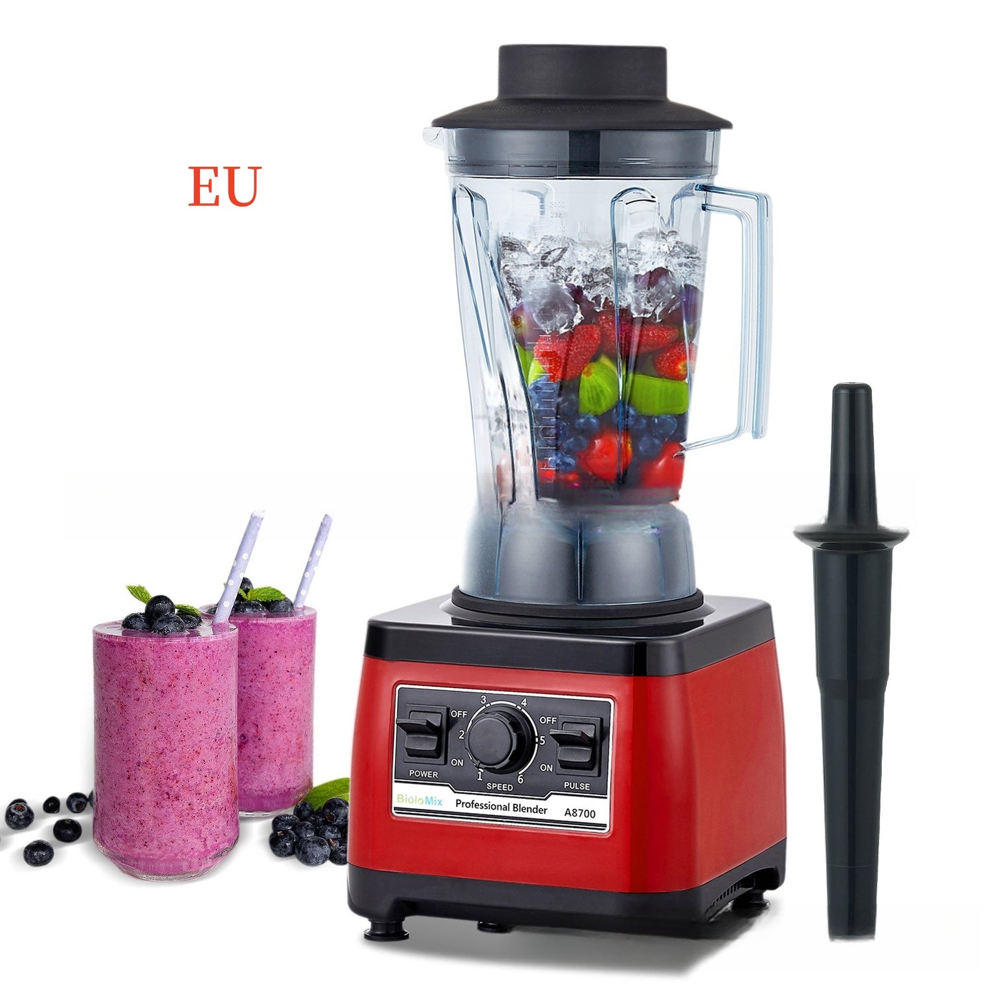 High-Performance Commercial Blender 1500W – Heavy Duty Professional Smoothie & Food Processor with 2L BPA-Free Jar