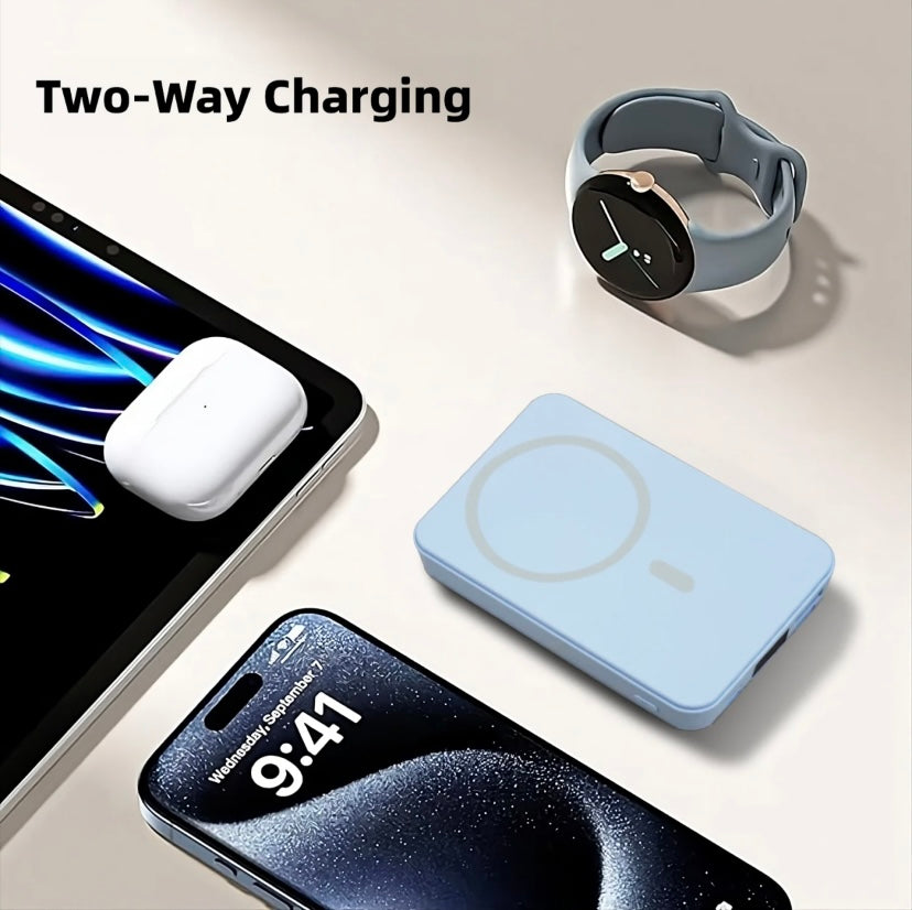 Magnetic Wireless Power Bank with LED Display