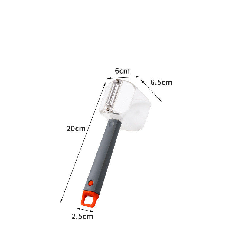 Stainless Steel Kitchen Peeler – Single Head Vegetable & Fruit Prep Gadget