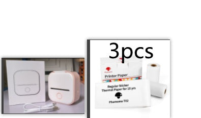 Portable Mini Thermal Label Printer – Bluetooth-Compatible Home & Student Photo Printer for Price Tags & Labels
