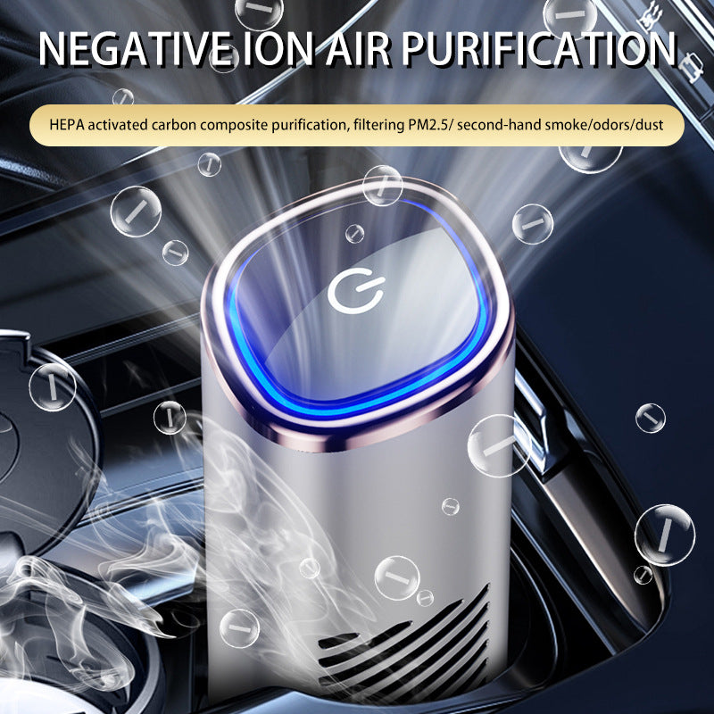 USB Car Air Purifier & Portable Ionizer