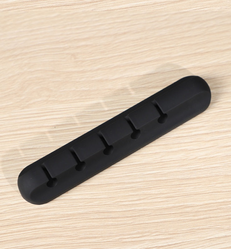 Silicone USB Cable Organizer Clips – Desktop Cable Winder & Cord Management Holder for Headphones, Chargers & Office Setup