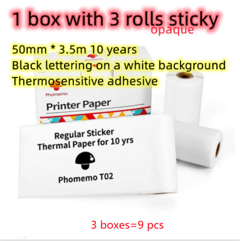 Portable Mini Thermal Label Printer – Bluetooth-Compatible Home & Student Photo Printer for Price Tags & Labels