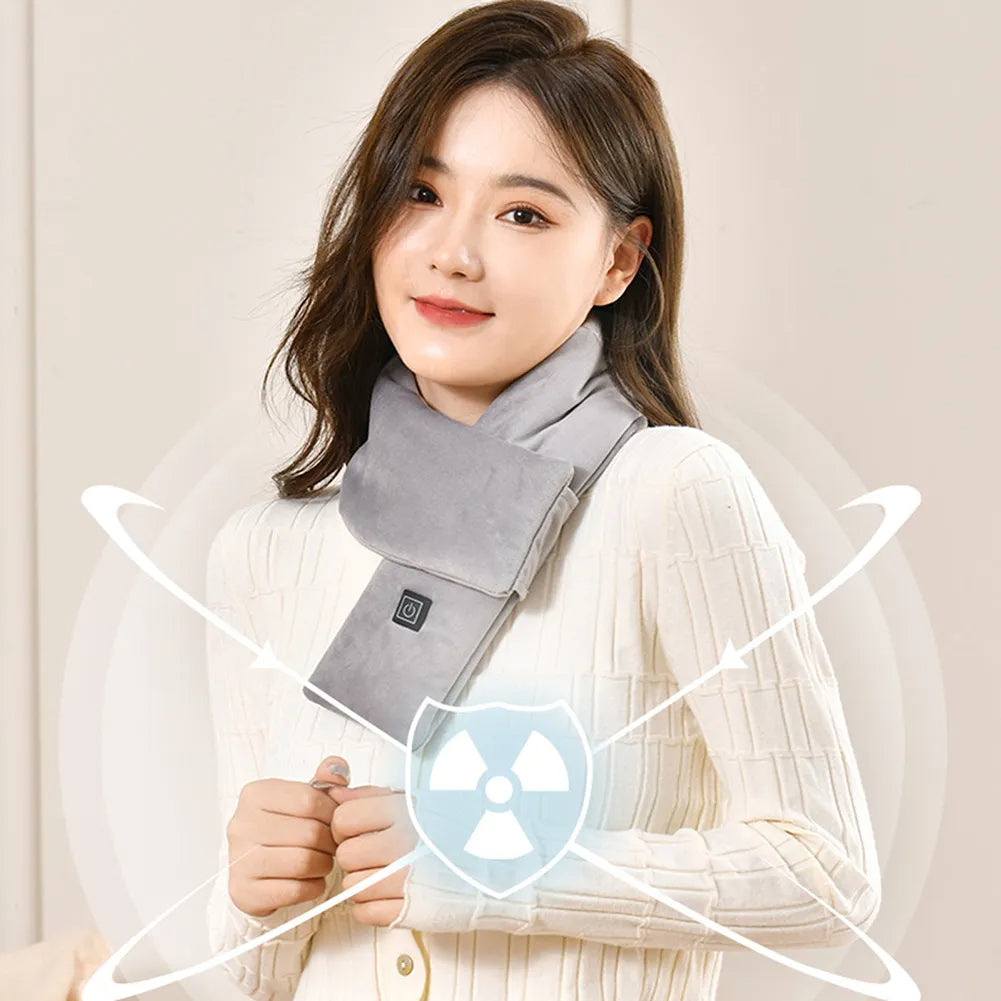 USB Heated Scarf with Temperature Control