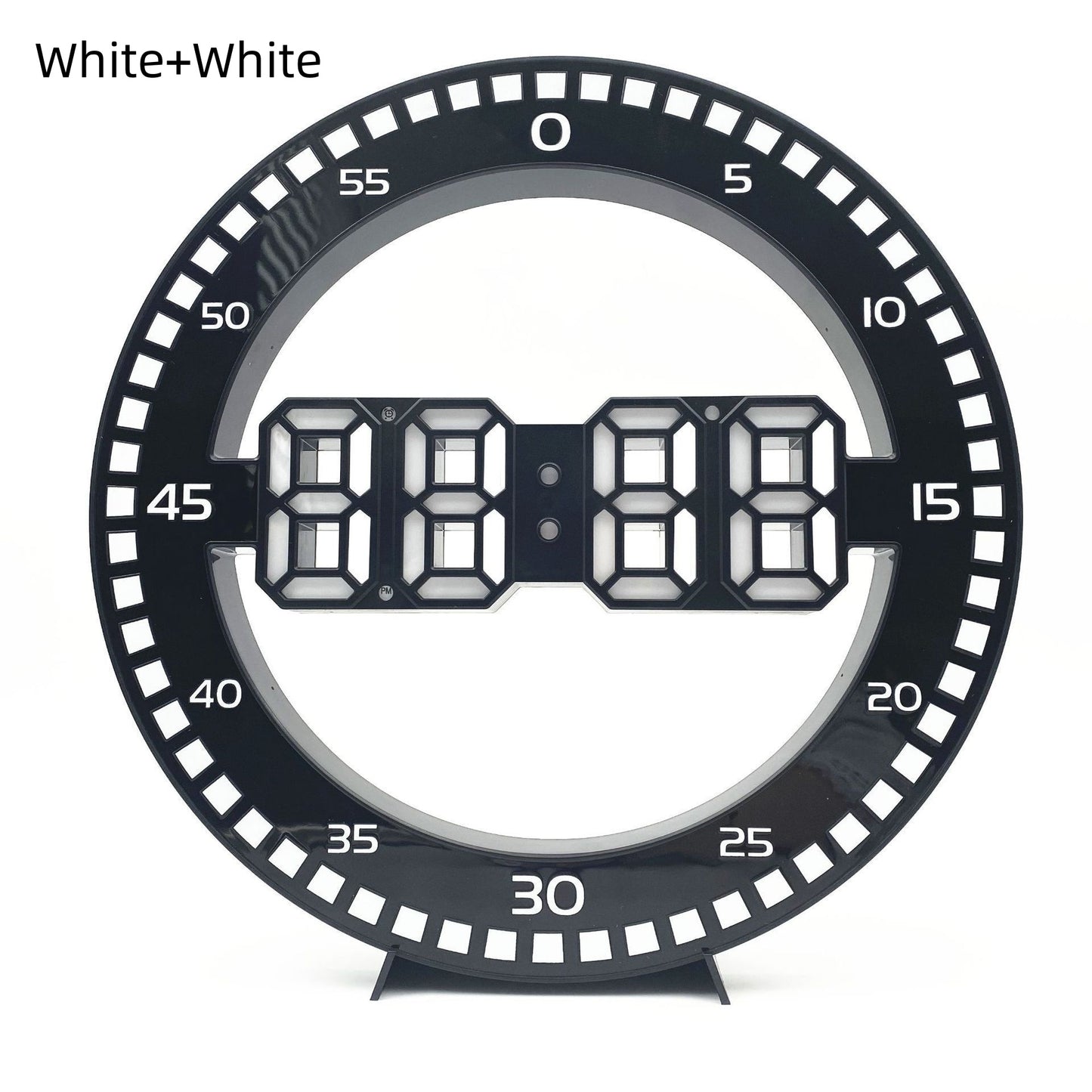 LED Creative Electronic Wall Clock In Living Room
