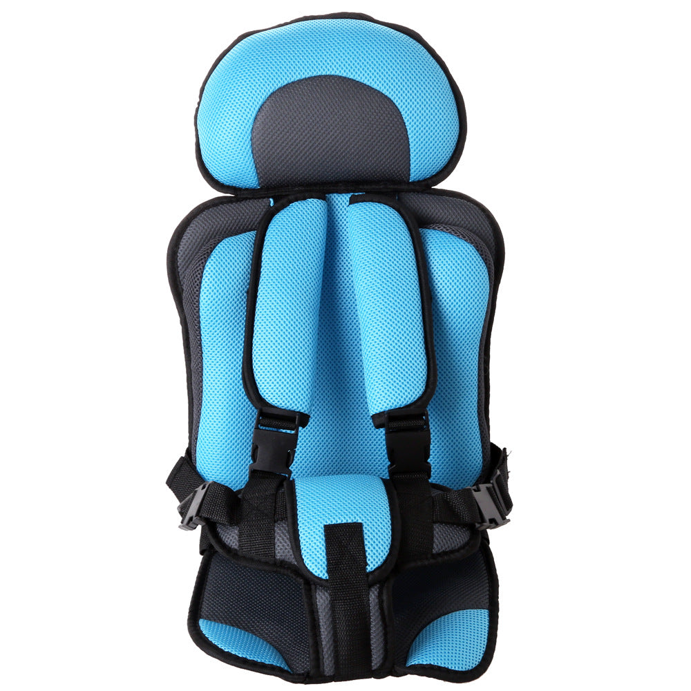 Portable Baby Safety Seat Pad with 5-Point Harness for Car & Stroller