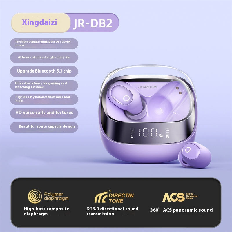 Wireless In-Ear Bluetooth Earbuds – Noise-Reduction Stereo Headset with Charging Case