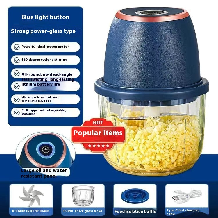 Premium Stainless Steel Garlic Grinder & Household Press