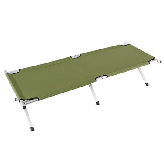 Portable Folding Camping Cot – Aluminum Tube & Oxford Fabric Outdoor Bed