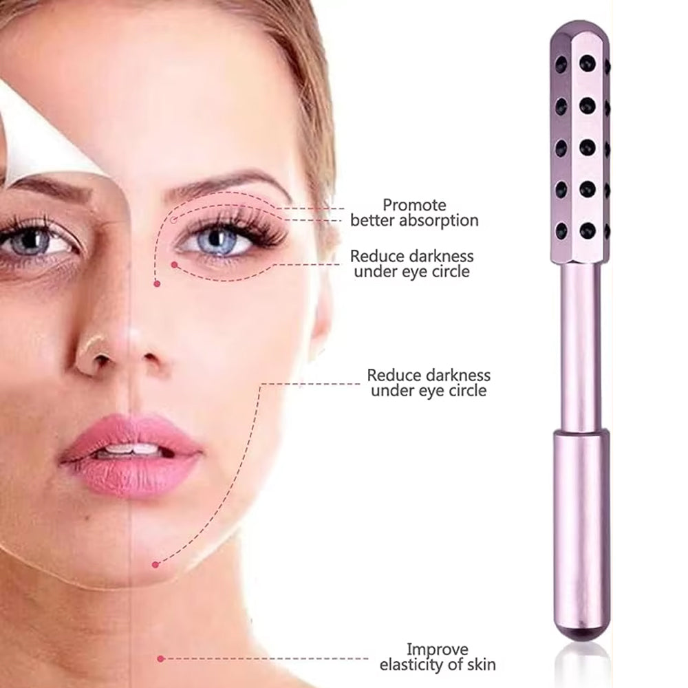 Germanium Beauty Stick Roller – 30 Stone Facial Sculpting Wand