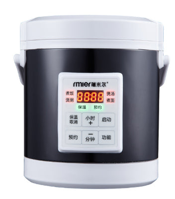 12V/24V Portable Car Rice Cooker 1.6L – Electric Mini Food Warmer for Truck, Travel & Camping Multi-Function Cooker