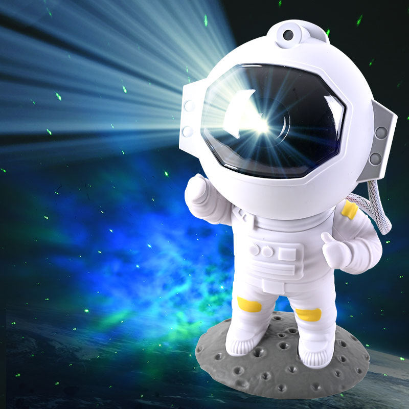Astronaut Galaxy Star Projector – LED Nebula Night Light with 360° Rotating Head, Remote Control Starry Sky Lamp for Bedroom, Ceiling & Home Decor