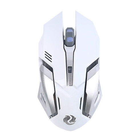 Wireless Silent Gaming Mouse with RGB Lighting – Rechargeable 2.4G Ergonomic USB Mouse for PC, Laptop & Office Use