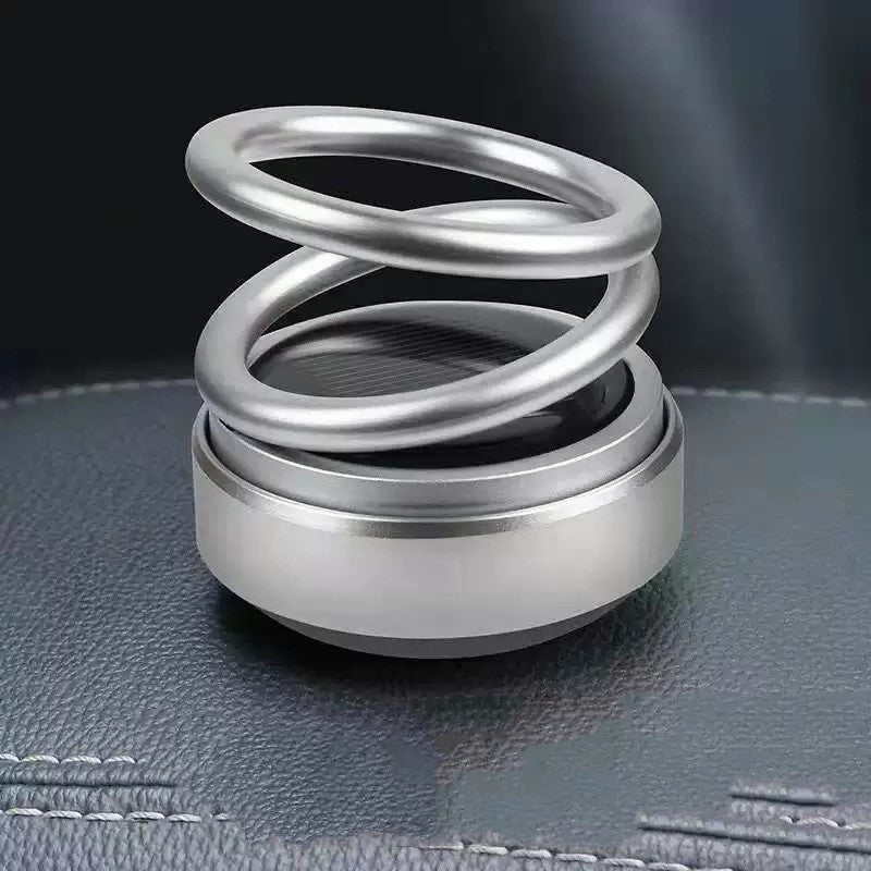 Solar Powered Rotating Car Air Freshener – Automatic Aromatherapy Diffuser Dashboard Perfume with 360° Rotation