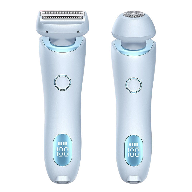 2-in-1 USB Rechargeable Women’s Epilator & Electric Trimmer – Painless Hair Removal Razor for Face, Legs, Bikini & Underarms