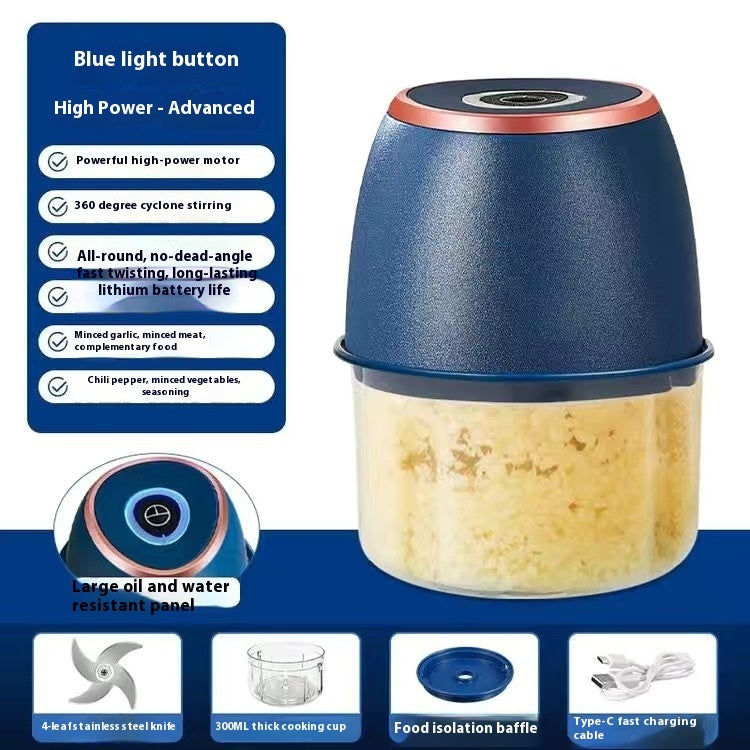 Premium Stainless Steel Garlic Grinder & Household Press