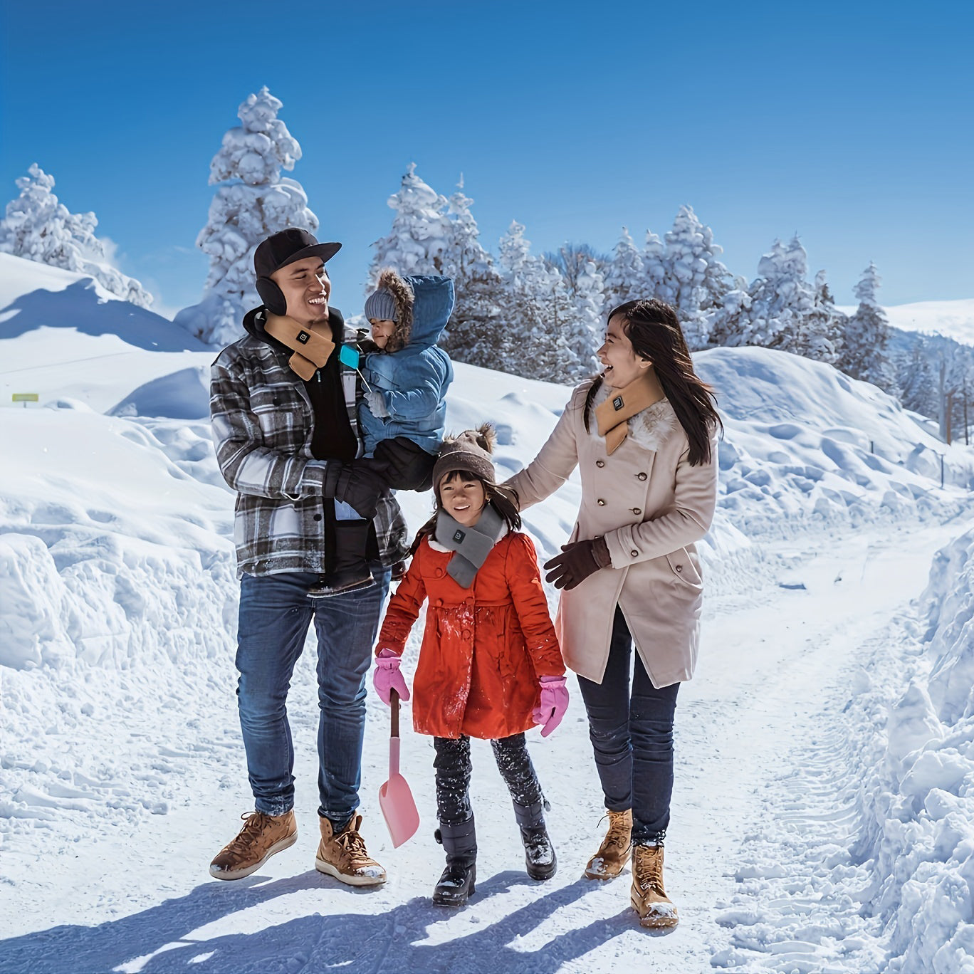 USB Heated Scarf with Temperature Control