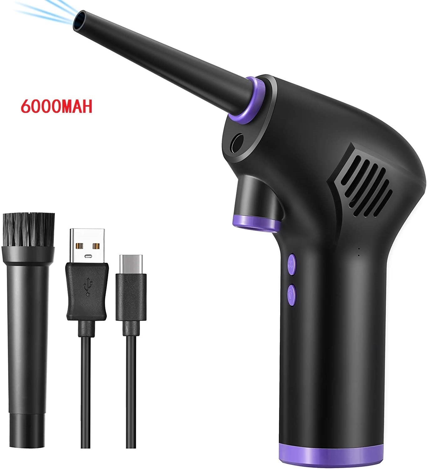 Cordless Electric Air Duster – Compressed Air Blower for Keyboard & Office Equipment
