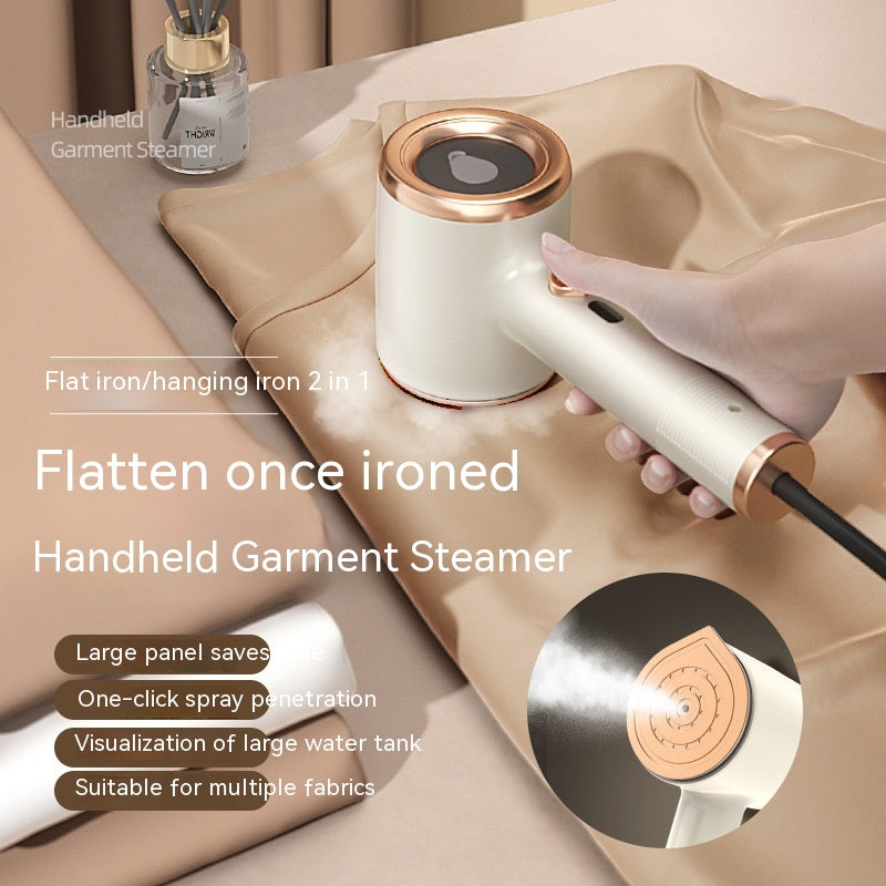 Portable Mini Handheld Garment Steamer – Fast Heat Travel Steam Iron for Clothes, Compact Vertical Fabric Wrinkle Remover (US Plug)