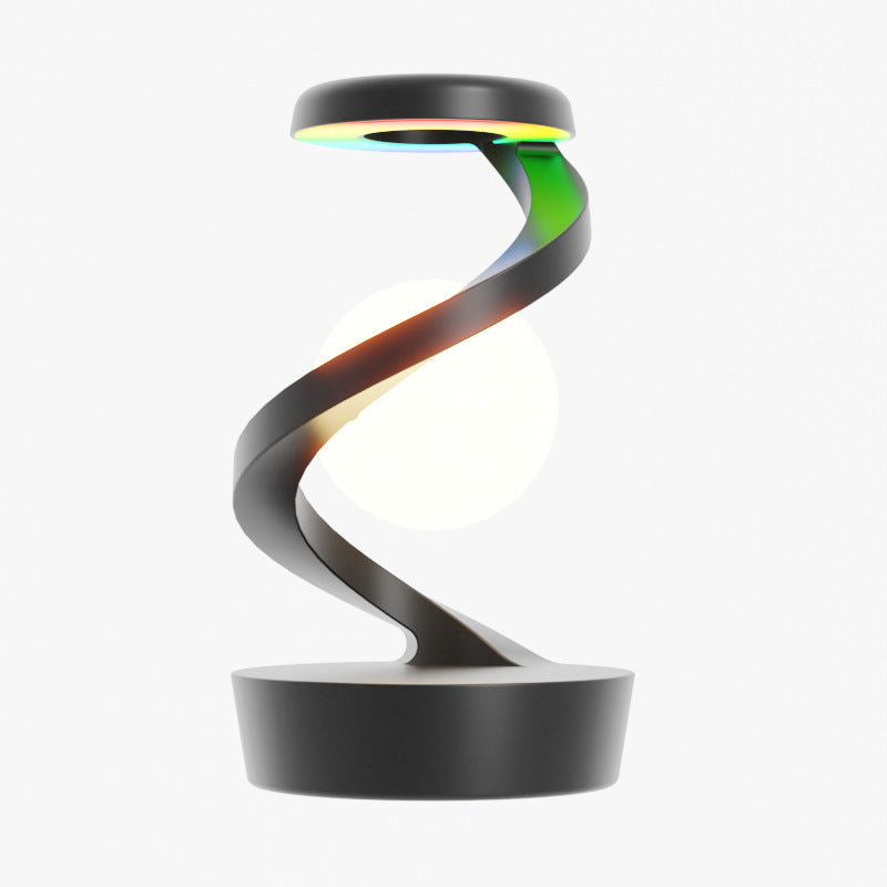 Rotating Moon Wireless Charging Desk Lamp – Sensor Control Night Light