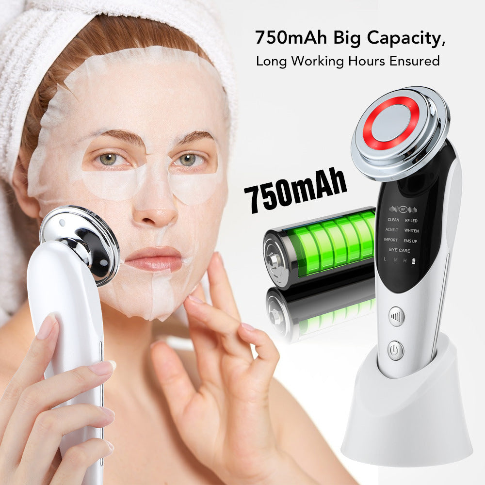 7-in-1 LED EMS Facial Massager – Microcurrent Skin Rejuvenation Tool