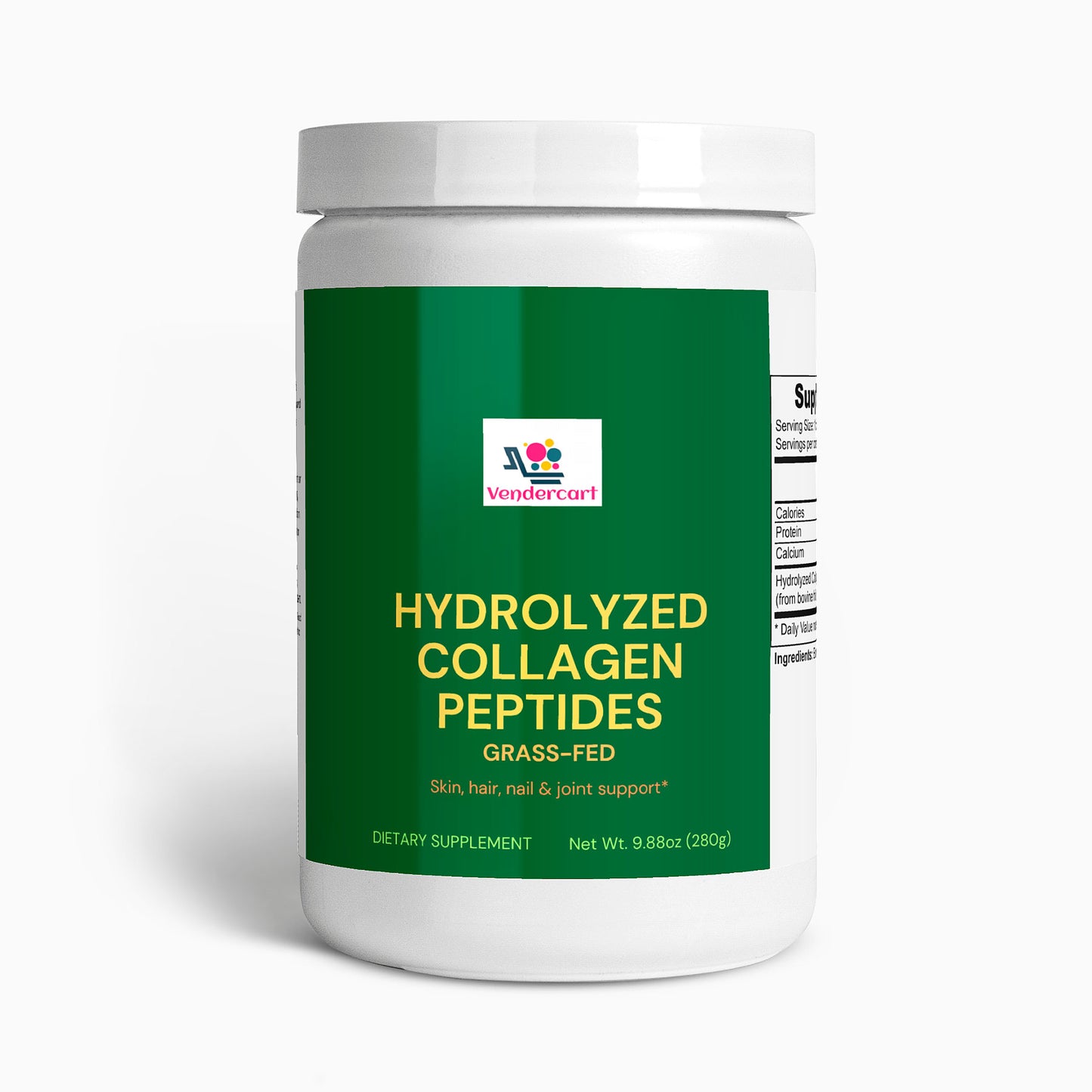Grass-Fed Hydrolyzed Collagen Peptides — Beauty Skin & Joint Support Powder