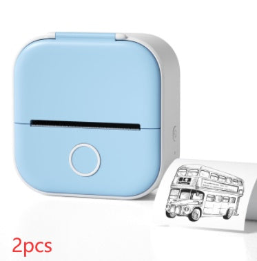 Portable Mini Thermal Label Printer – Bluetooth-Compatible Home & Student Photo Printer for Price Tags & Labels