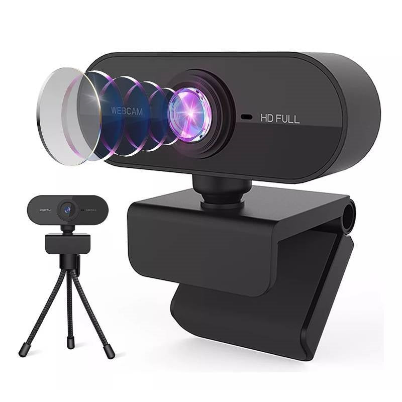 1080P Rotatable USB Webcam with Built-In Microphone