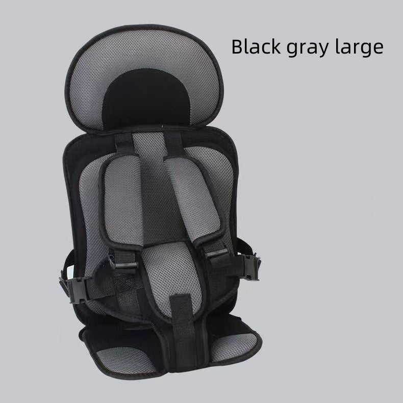 Portable Baby Safety Seat Pad with 5-Point Harness for Car & Stroller