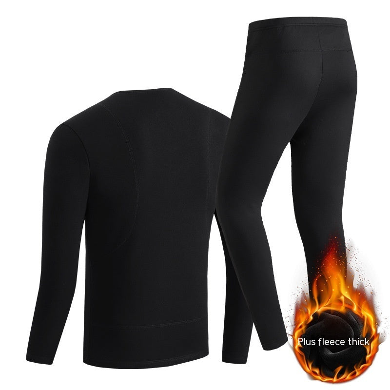 USB Heated Long Johns Suit – Tech Thermal Base Layer with USB Power Warmth