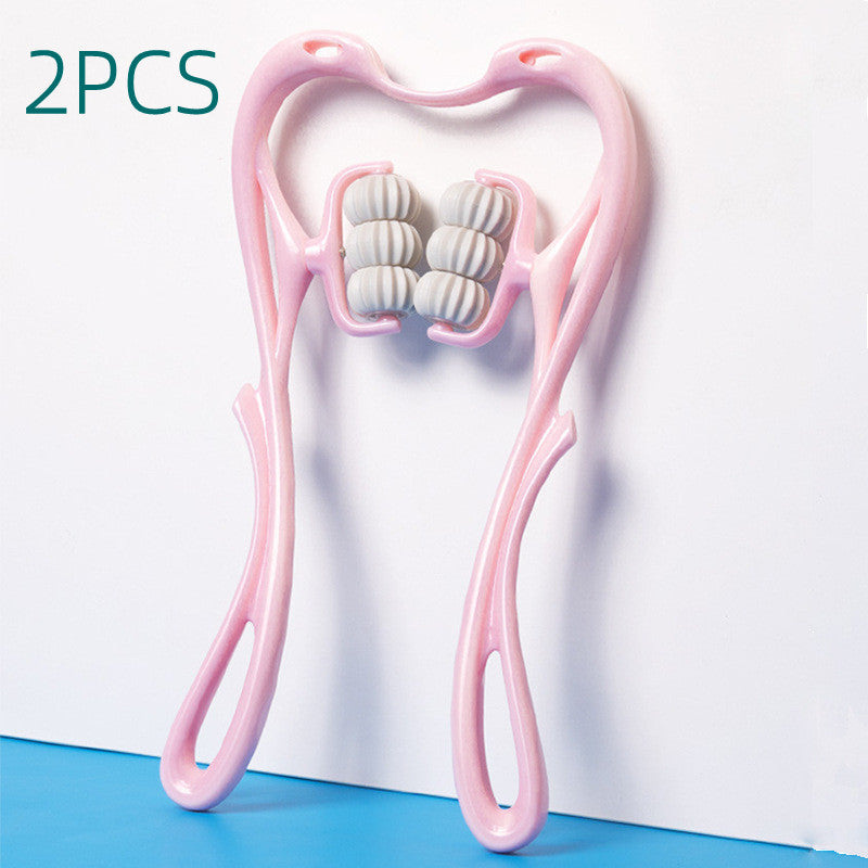 6-Wheel Neck & Body Massager – Deep Tissue Relaxation Roller Tool