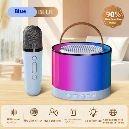 Portable RGB Bluetooth Karaoke Party Speaker