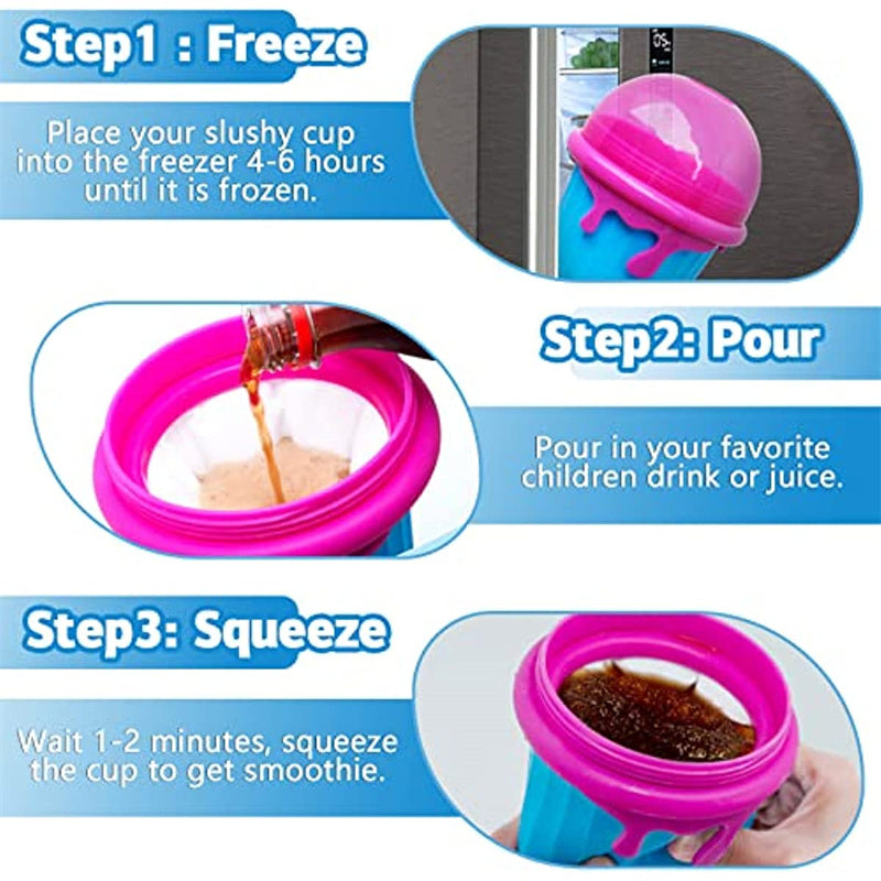 Quick-Freeze Slushy Maker Cup – 500 ml Fun Drink Cup