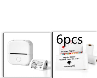 Portable Mini Thermal Label Printer – Bluetooth-Compatible Home & Student Photo Printer for Price Tags & Labels