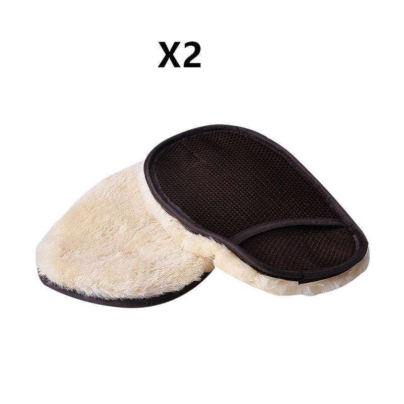 Premium Soft Wool Car Wash Mitt Glove – Scratch-Free Microfiber Cleaning Tool for Cars, Motorcycles & Auto Detailing