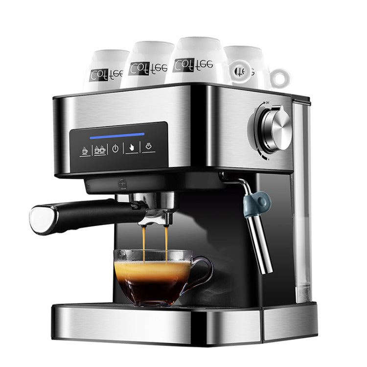 All-in-One Espresso Machine with Milk Frother – Compact Home Coffee Maker for Latte, Cappuccino & Barista-Style Drinks