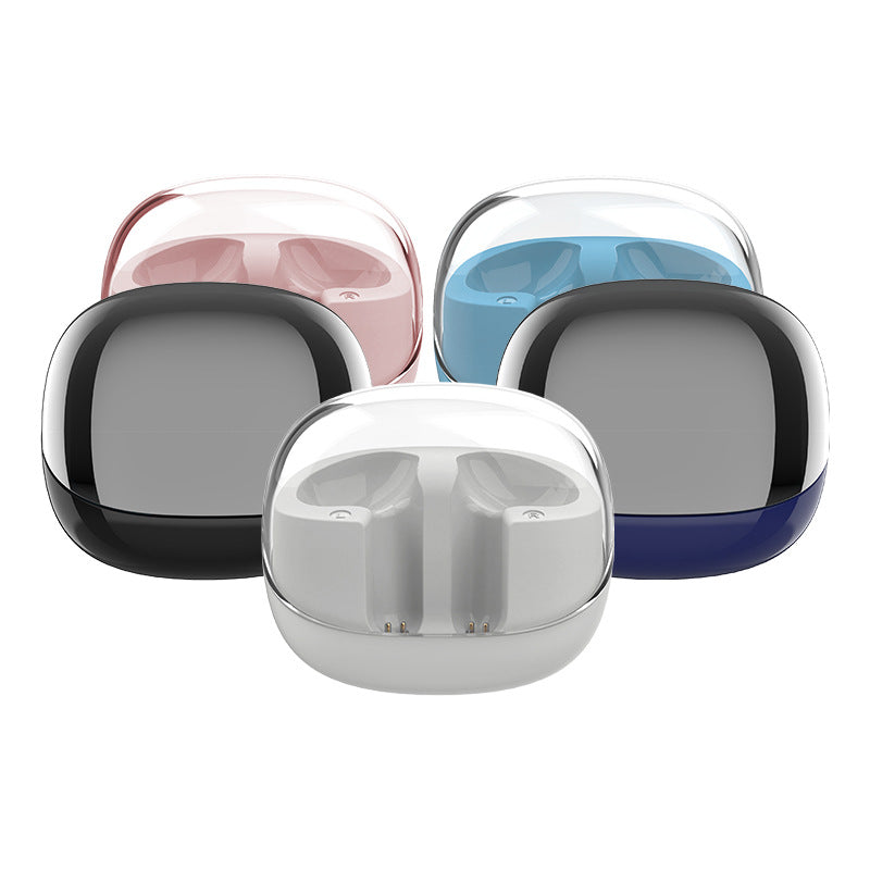 Transparent Case Bluetooth Earbuds – Wireless Mini Stereo Headset