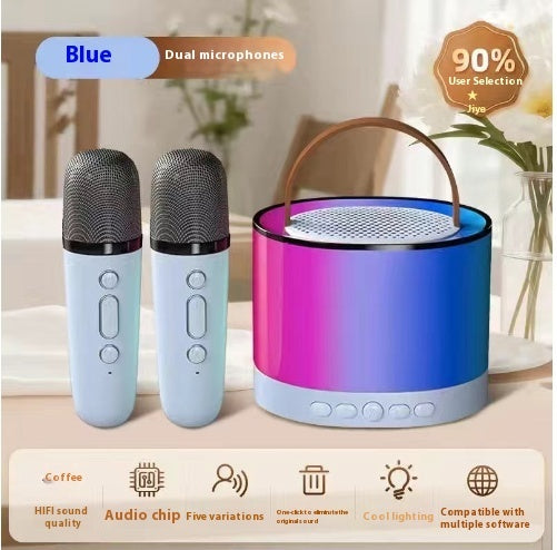 Portable RGB Bluetooth Karaoke Party Speaker
