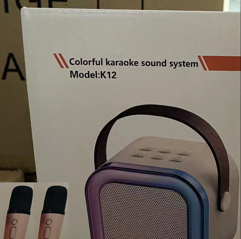 Portable RGB Bluetooth Karaoke Party Speaker