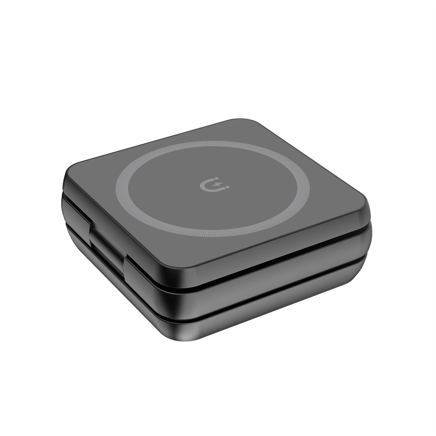 3-in-1 Foldable Magnetic Wireless Charger – Portable Charging Stand for Phone, Watch & Earbuds