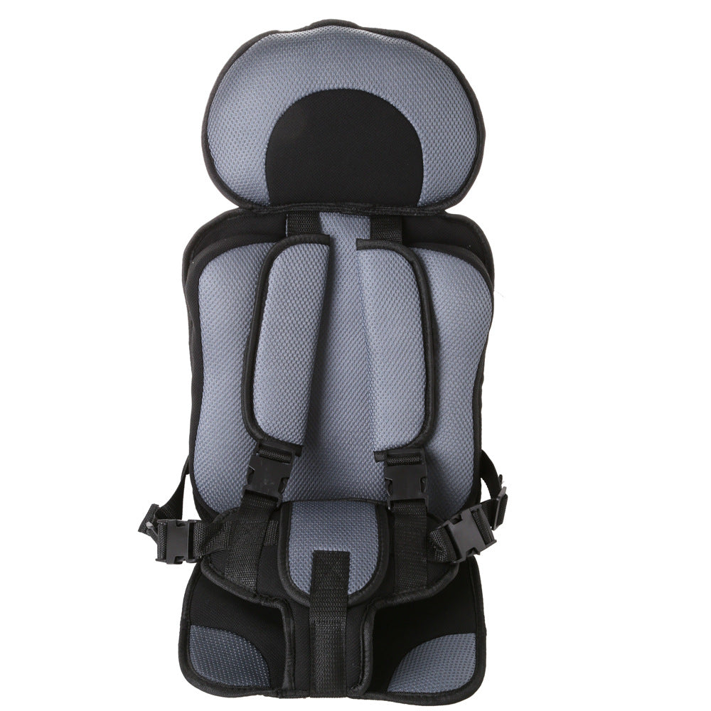 Portable Baby Safety Seat Pad with 5-Point Harness for Car & Stroller