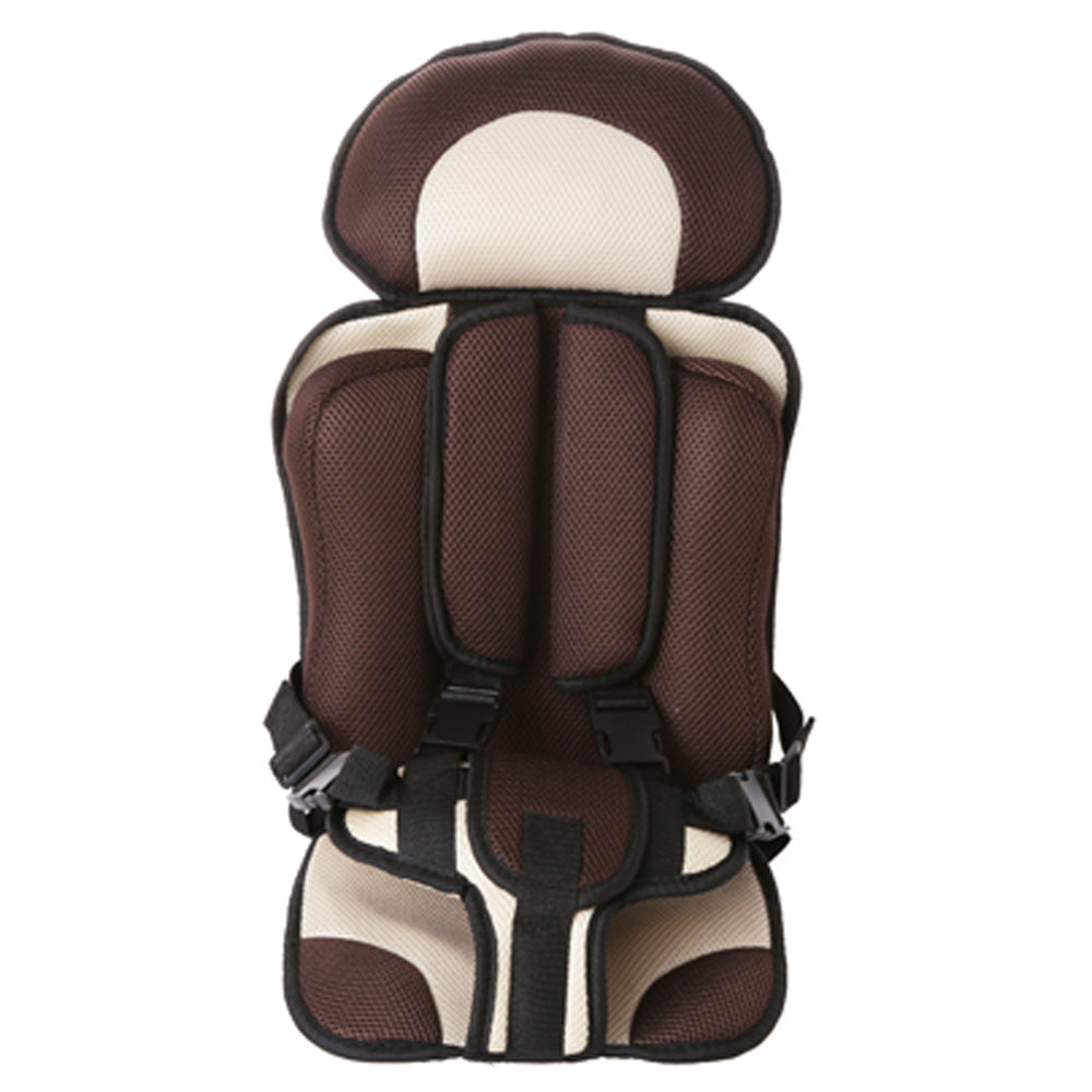 Portable Baby Safety Seat Pad with 5-Point Harness for Car & Stroller