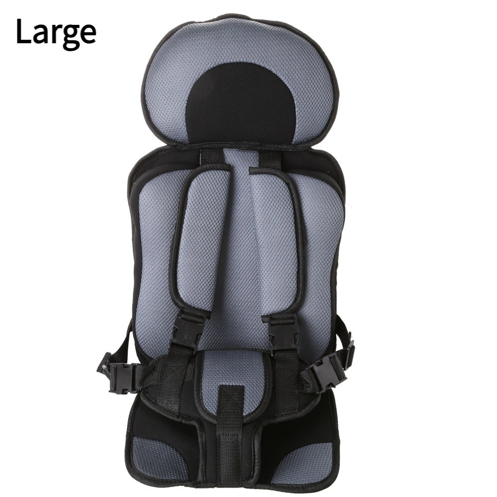 Portable Baby Safety Seat Pad with 5-Point Harness for Car & Stroller