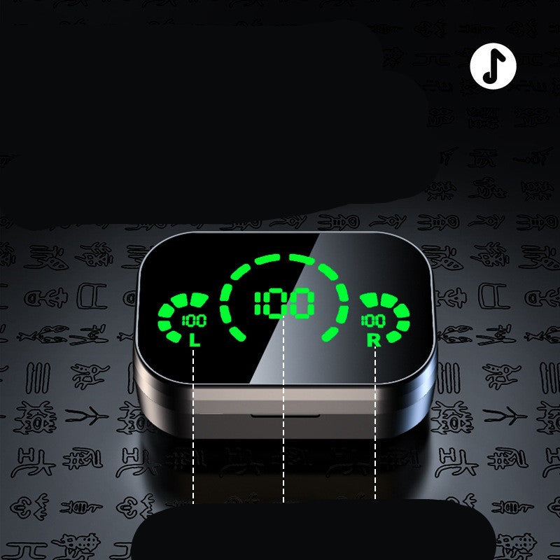 Wireless Bluetooth TWS Headset – Smart Digital Display & Breathing Light Earbuds