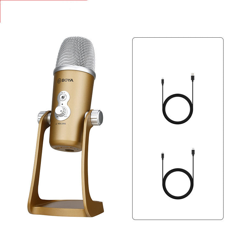 USB Condenser Microphone – Professional Podcast and Streaming Microphone for Computer Recording