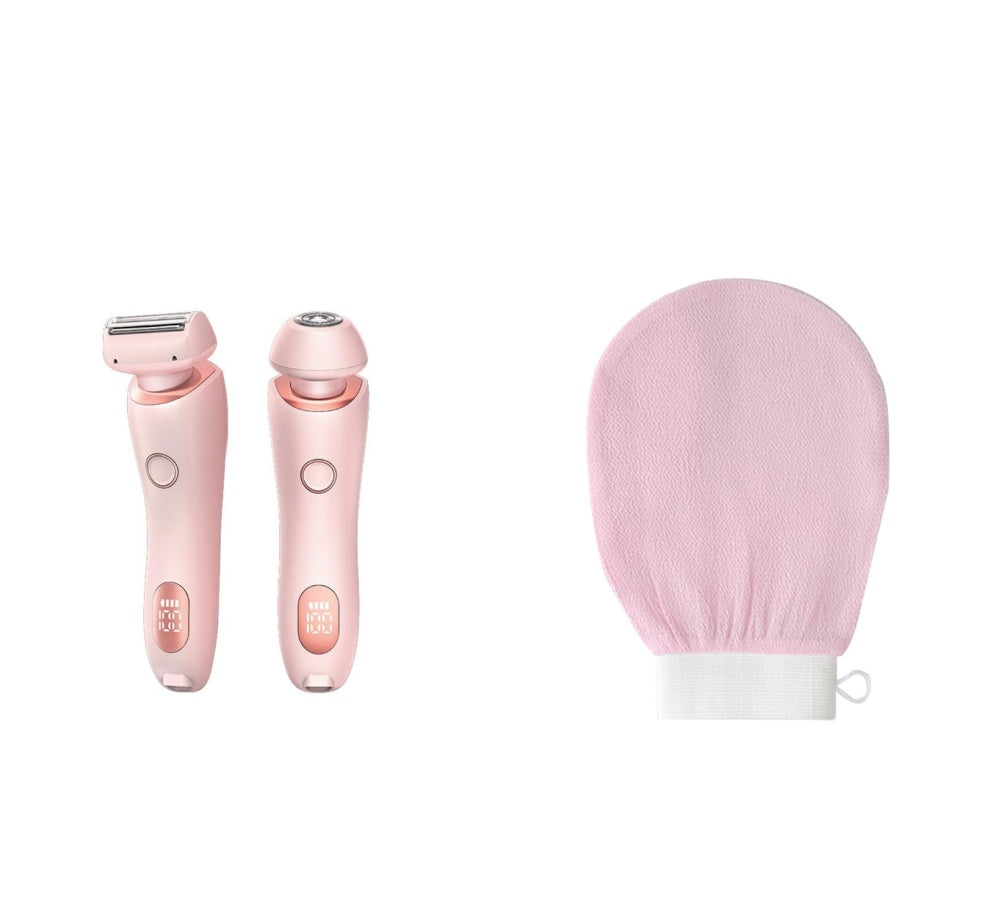 2-in-1 USB Rechargeable Women’s Epilator & Electric Trimmer – Painless Hair Removal Razor for Face, Legs, Bikini & Underarms