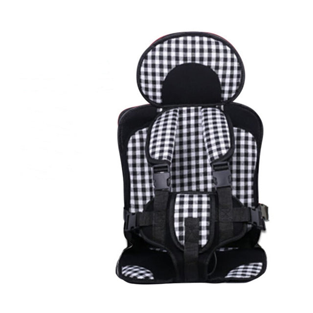 Portable Baby Safety Seat Pad with 5-Point Harness for Car & Stroller