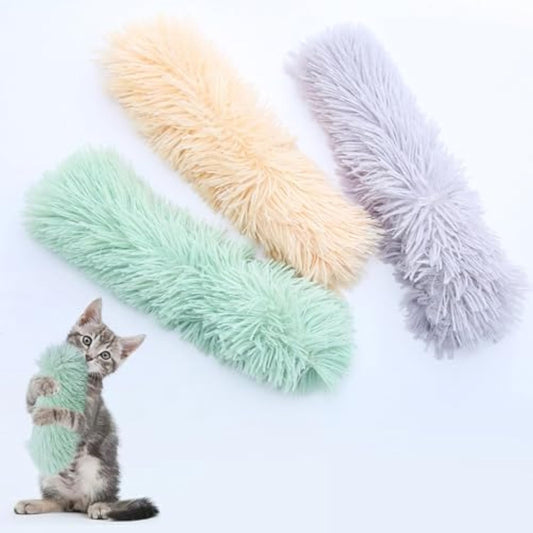 Catnip Plush Kicker Toy with Crinkle Sound – Soft Interactive Cat Toy for Stress Relief & Exercise
