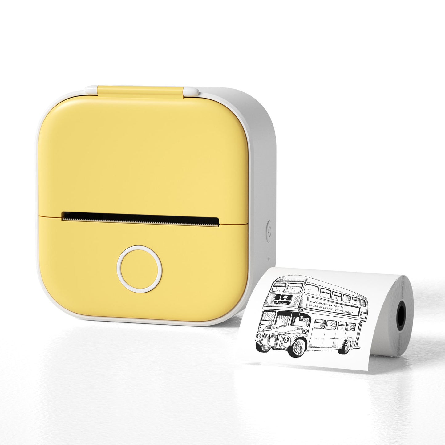 Portable Mini Thermal Label Printer – Bluetooth-Compatible Home & Student Photo Printer for Price Tags & Labels