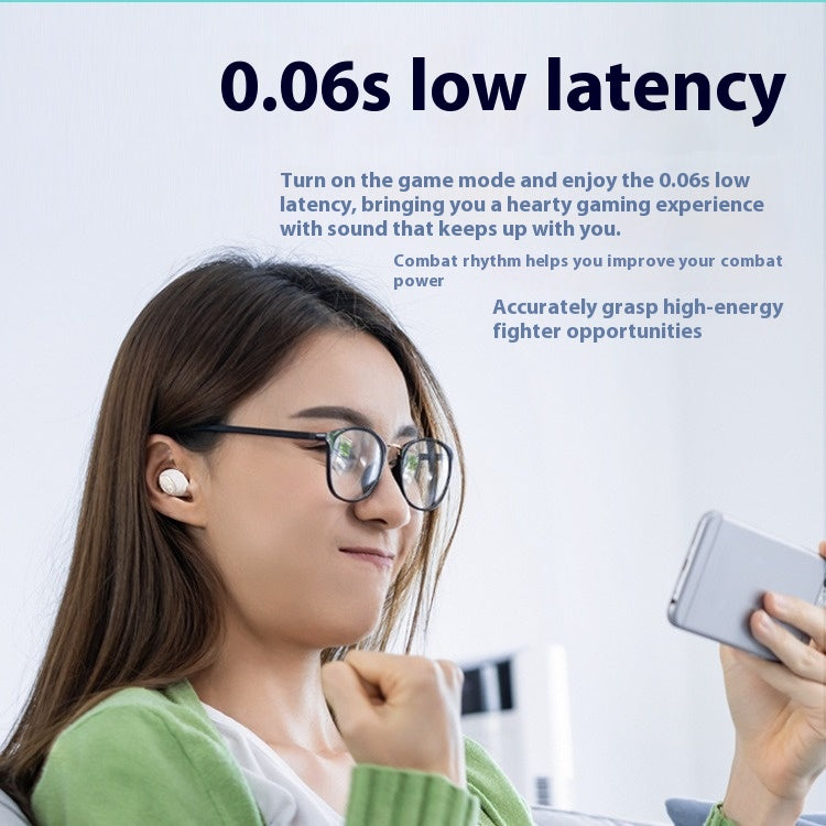 Wireless In-Ear Bluetooth Earbuds – Noise-Reduction Stereo Headset with Charging Case